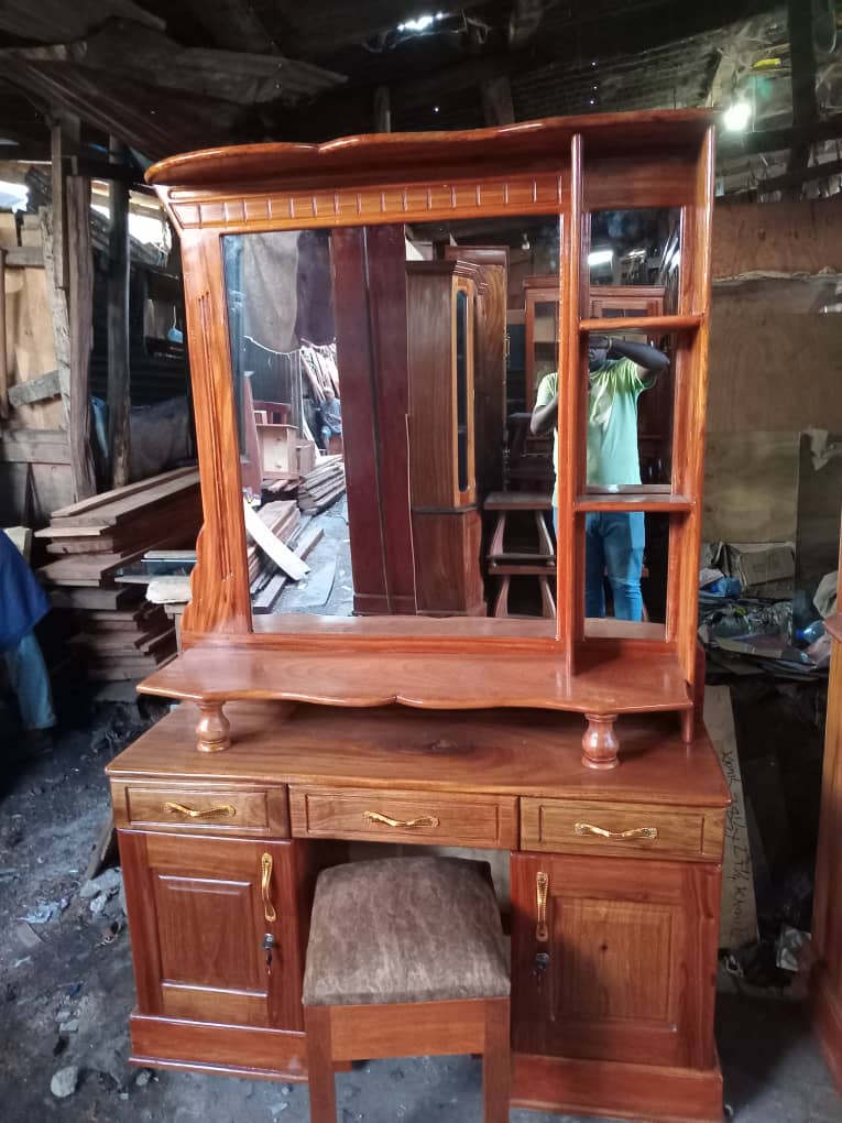 Vanity Dressing Table with Stool