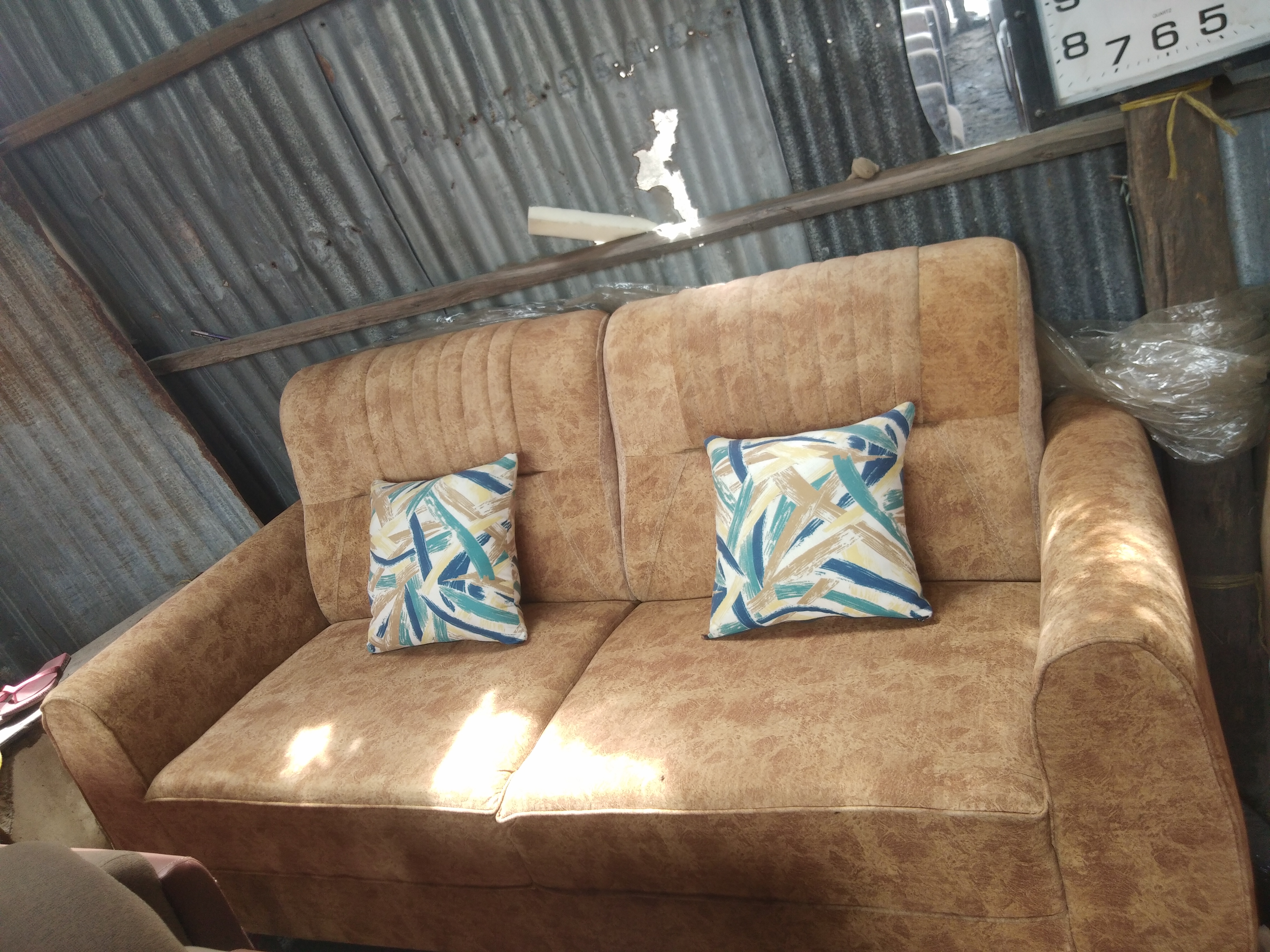 Velvet Recliner Sofa set